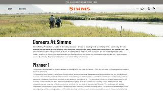 Simms Careers | Employment | Simms Fishing