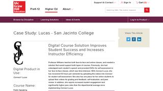 Case Study Lucas San Jacinto College Williams