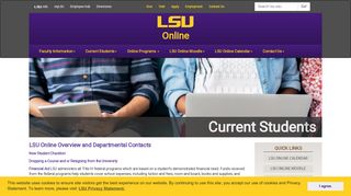 Current Student Information | LSU Online - Louisiana State University