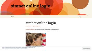 simnet online login