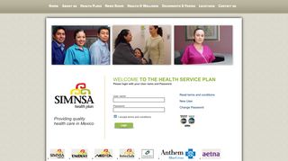 the health service plan - SIMNSA - Health Plan