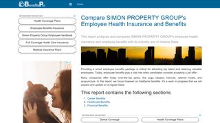 Compare SIMON PROPERTY GROUP's Employee Health Insurance ...