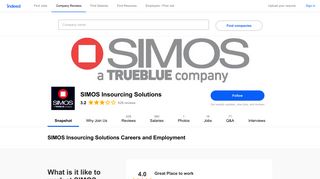 SIMOS Insourcing Solutions Careers and Employment | Indeed.com