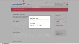 Access Your Bank Accounts at Bank of America