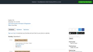 KubeCon + CloudNativeCon North America 2018: Full Schedule