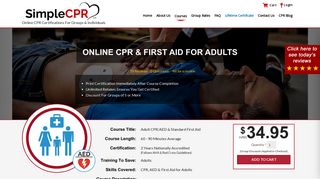Adult CPR & First Aid | SimpleCPR