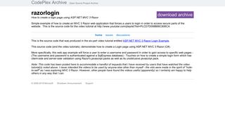 How to create a login page using ASP.NET MVC 3 Razor - CodePlex ...
