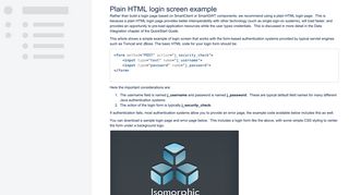 Plain HTML login screen example - Wiki Public Dashboard ...