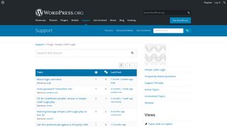 [Simple LDAP Login] Support | WordPress.org
