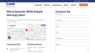 Contact Us - Simple Moving Labor