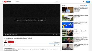 REVIEW: Austin Hiltons Simple Product Profits - YouTube