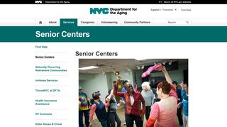 Senior Centers - DFTA - NYC.gov