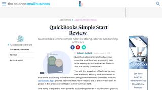 QuickBooks Online Simple Start Accounting Software