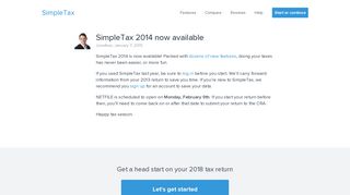 SimpleTax: SimpleTax 2014 now available