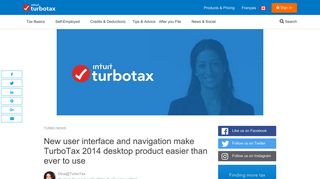 TurboTax 2014 desktop now available - Intuit