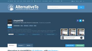 simpleERB Alternatives and Similar Software - AlternativeTo.net