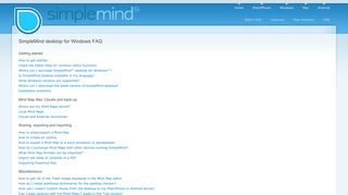 SimpleMind desktop for Windows FAQ | simplemind