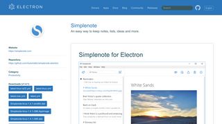 Simplenote | Apps | Electron