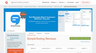 SimpleTexting Reviews 2018 | G2 Crowd