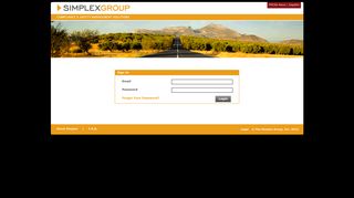 Customer Login - Simplex Group