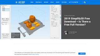 2019 Simplify3D Free Download - Is There a Free Full Version? | All3DP