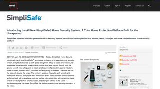 Introducing the All New SimpliSafe® Home Security System: A Total ...