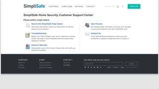SimpliSafe Home Security Customer Support Center | Alarm Systems