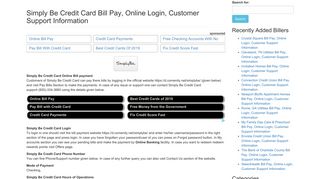 Simply Be Credit Card Bill Pay, Online Login, Customer Support ...