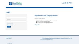 Login to SimplyBetter Apartment Homes to track your account ...