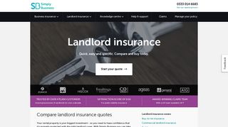 Compare landlord insurance quotes | Simply Business UK