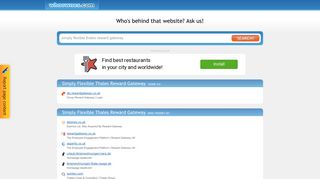 Simply Flexible Thales Reward Gateway - Whoownes.com