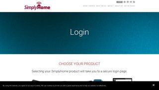 Product Login — SimplyHome