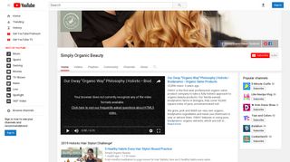 Simply Organic Beauty - YouTube