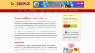 Competition Magazines - What's The Best Comping Magazine? - Loquax