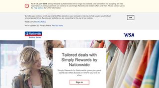Simply Rewards by Nationwide: Home
