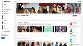 Group Youth Ministry - YouTube