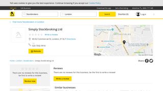 Simply Stockbroking Ltd, London | Stockbrokers - Yell