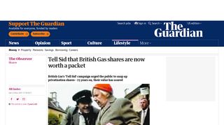 Tell Sid that British Gas shares are now worth a packet | Money | The ...