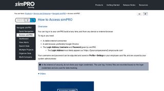 How to Access simPRO | simPRO