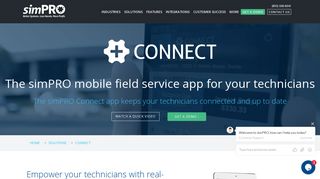 Connect - Mobile Field Service App for Trade Contractors | simPRO US