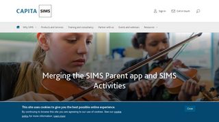 Merging the SIMS Parent app and SIMS Activities | Capita SIMS