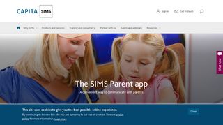 The SIMS Parent app | Capita SIMS