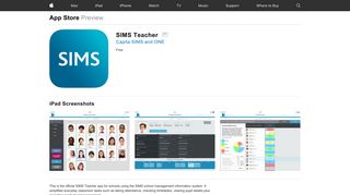 SIMS Teacher on the App Store - iTunes - Apple