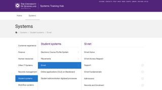 SI-net - Systems Training Hub - University of Queensland