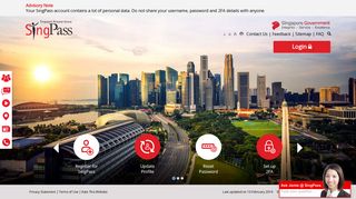 SingPass Login