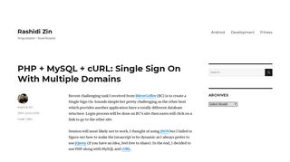 PHP + MySQL + cURL: Single Sign On With Multiple Domains ...