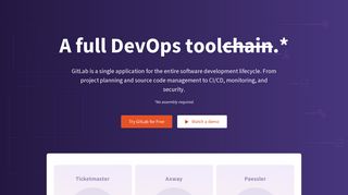 The first single application for the entire DevOps lifecycle - GitLab ...