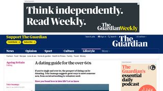 A dating guide for the over-60s | Life and style | The Guardian