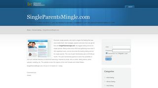 SingleParentsMingle.com - Online dating sites reviews