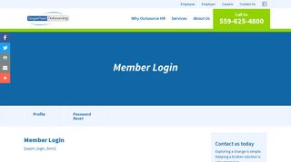 Member Login - SinglePoint Outsourcing